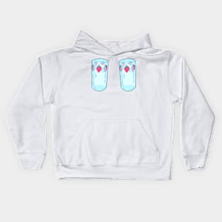 Nana anime strawberry glasses (blue) Kids Hoodie